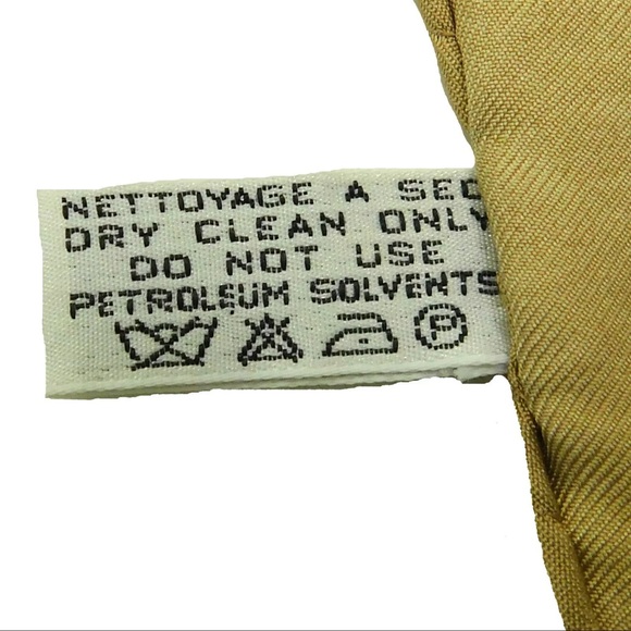 AUTH Celine Chain Pattern Silk Scarf - Picture 4 of 5